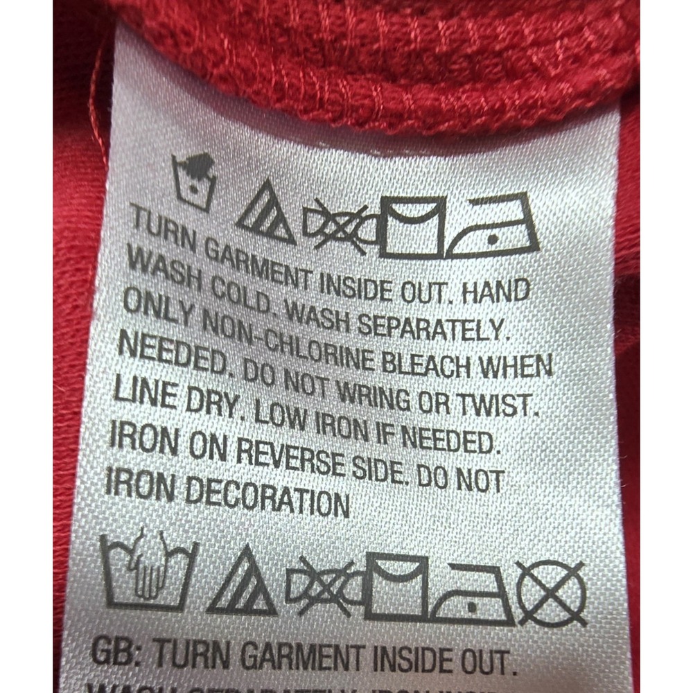 Quacker Factory Women's Holiday Joy V-Neck Cardigan Duet Tunic Top Red XL - Picture 13 of 16